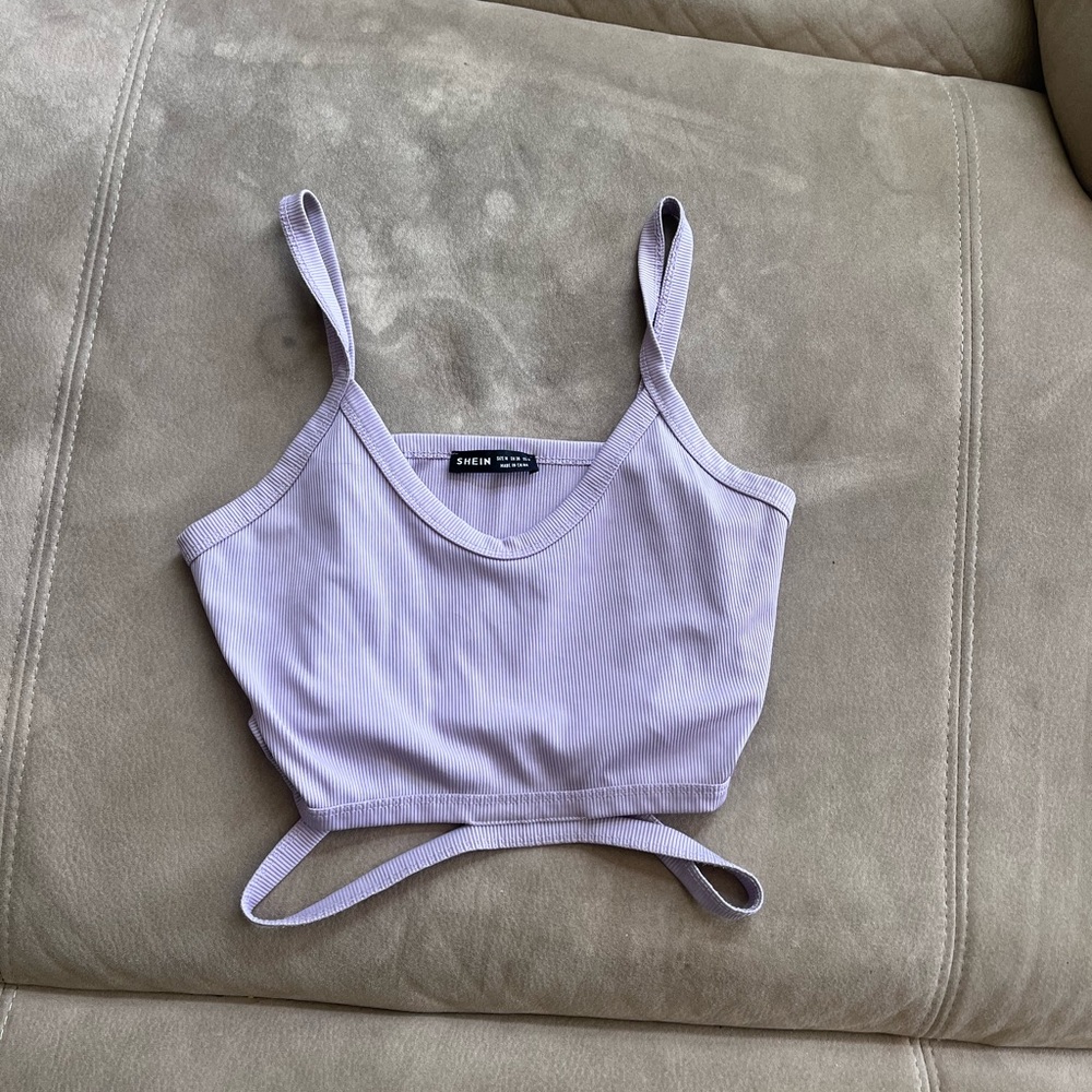 Purple Crop Top
